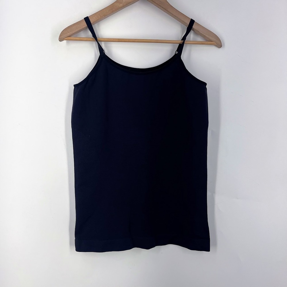Shapermint Essentials Womens 2XL Black Seamless Camisole Adjustable Straps 62001